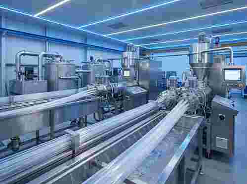 Photorealistische Kunststoff-Extrusionsanlage mit Co-Extrusion, Mehrschichtrohre und Edelstahlmaschinen