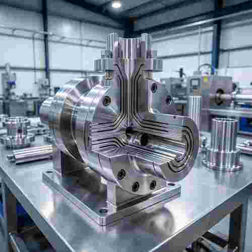 Hochpräzises Extrusionswerkzeug für Mehrschichtrohre; polierte Metall-Düse mit Innenkanälen