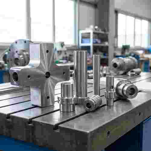 Hochpräzise Extrusionsköpfe für Röhrchen- und Schlauchproduktion (PP-R/HDPE) in Industrieumgebung.