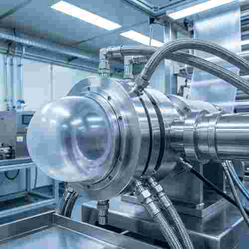 Moderne Blasfolien-Extrusionsdüse mit Kühlkanälen, Präzisionswerkzeugen, metallisch